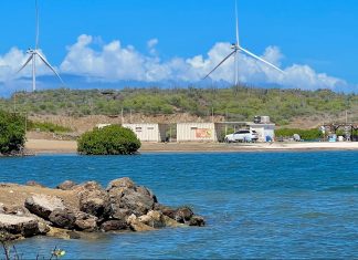 curacao surfen. sint jorisbaai curacao
